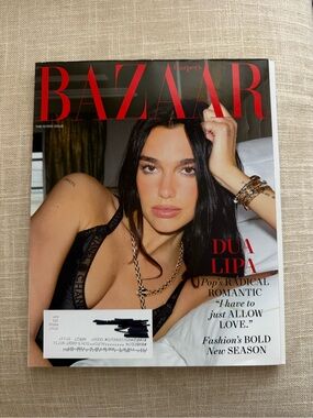 Bazaar Magazine Featuring Dua Lipa
